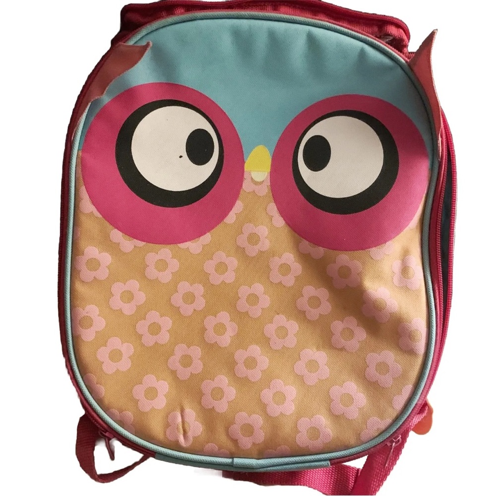 Cute As Can Be OWL Insulated Lunch Tote Backpack